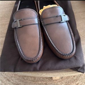 Tods size 12.5 leather drivers